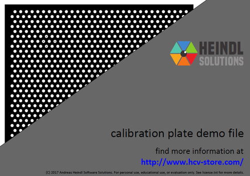 Calibration Plate for HALCON (PDF) (Demo)